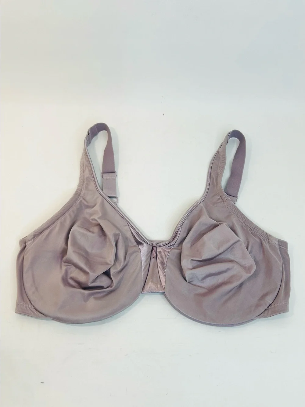Olga Signature Support Cushion Underwire Unlined Full Coverage Bra Lavender 40DD - Picture 3 of 9